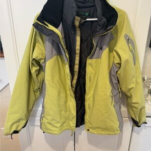 Green and Gray Outdoor Jacket